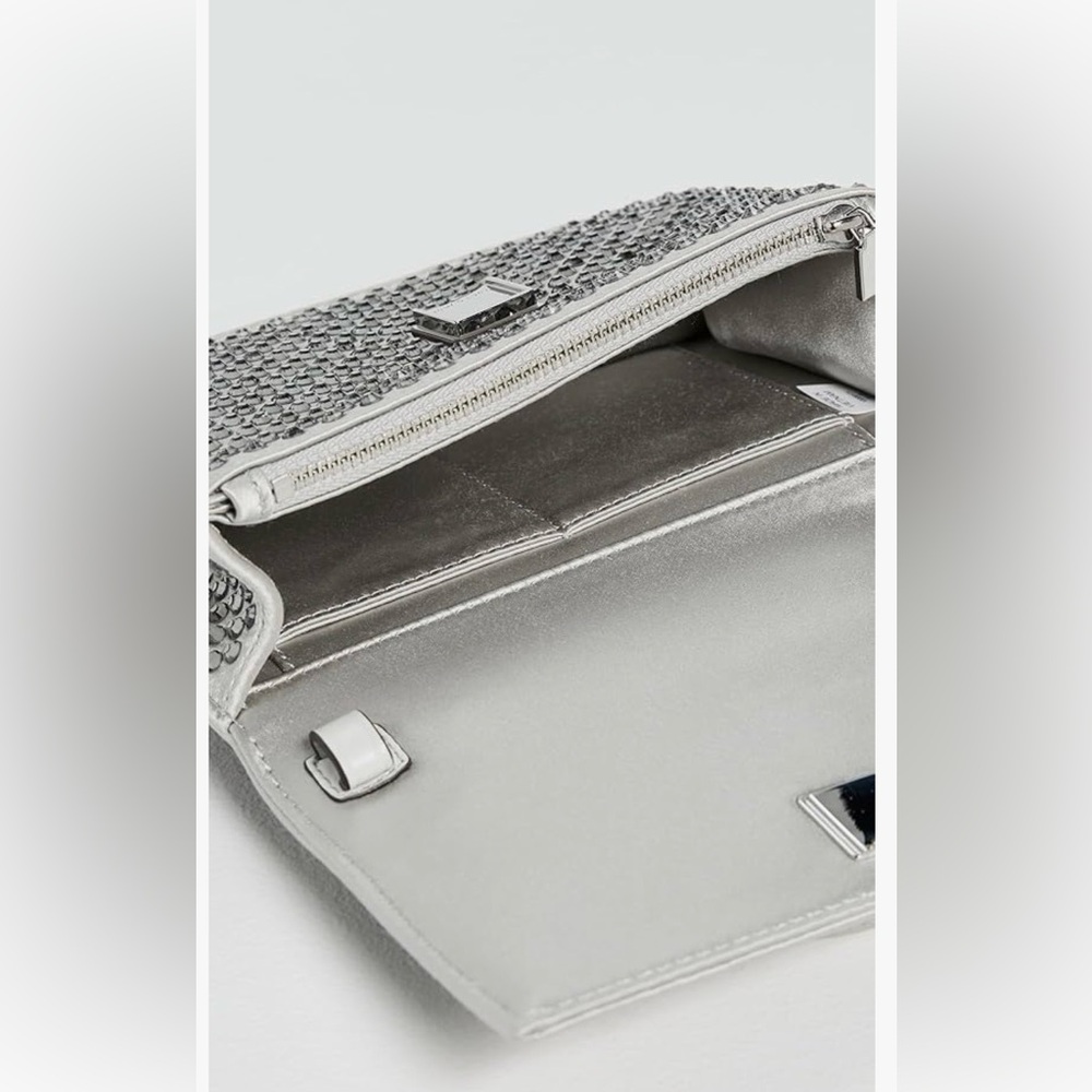 Tory Burch MINI KIRA SATIN EMBELLISHED TOP-HANDLE CROSSBODY - Picture 5 of 5